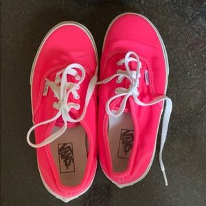 Vans Era Neon Knockout Pink Kid’s size 3